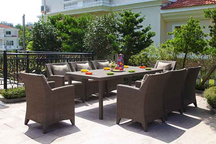 levitaPalm 8Seat Dining Set